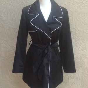 Wet seal trench coat